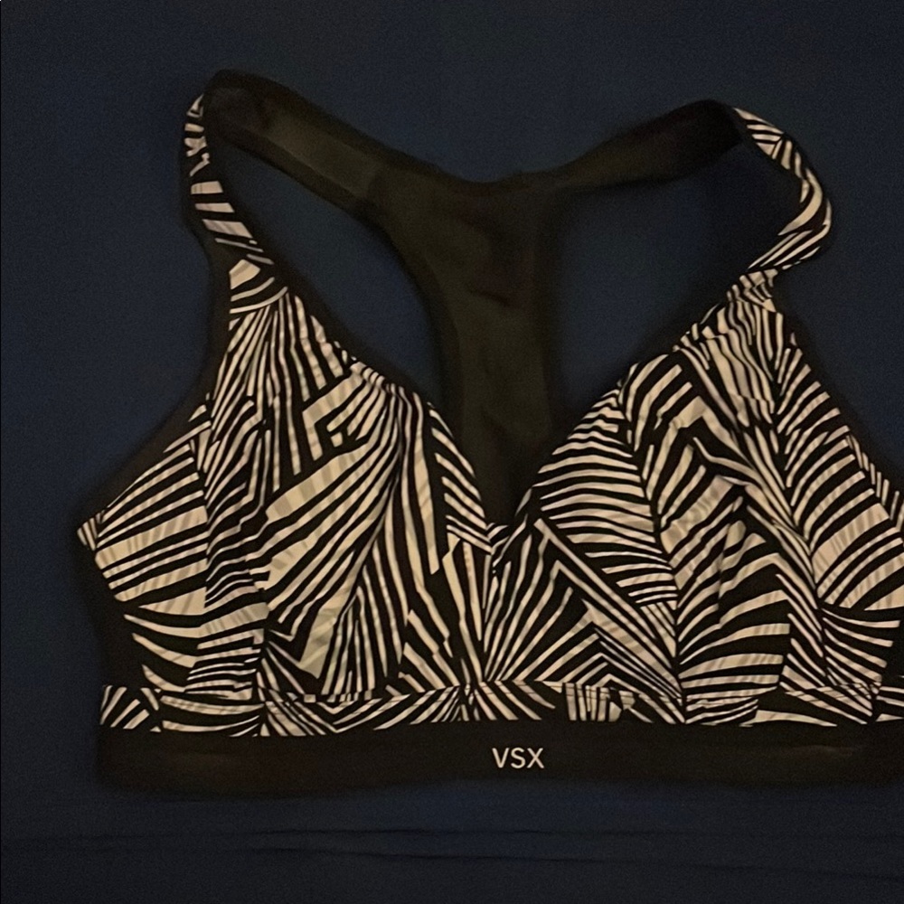 VSX Black and White Sports Bra